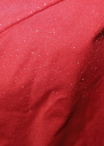 Kırmızı Mini Saten Şort - Görsel 4