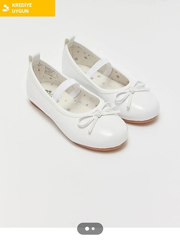 Kız Çocuk Beyaz Fiyonklu Babet Ayakkabı - Görsel 8