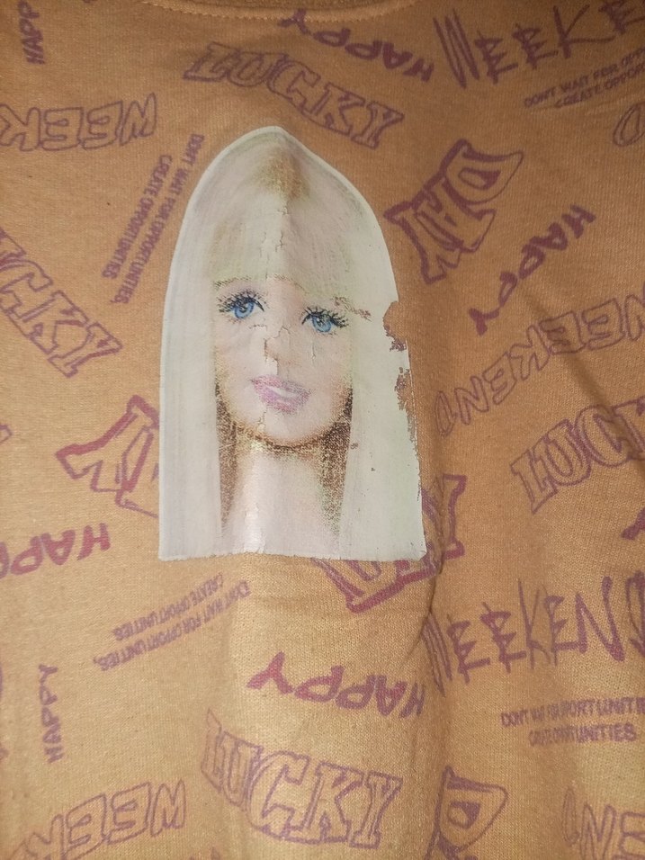 Bej Baskılı Kız Eşofman Takımı - Görsel 2