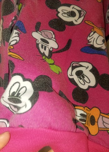 Renkli Baskılı Kız Çocuk Eşofman Takımı - Görsel 2