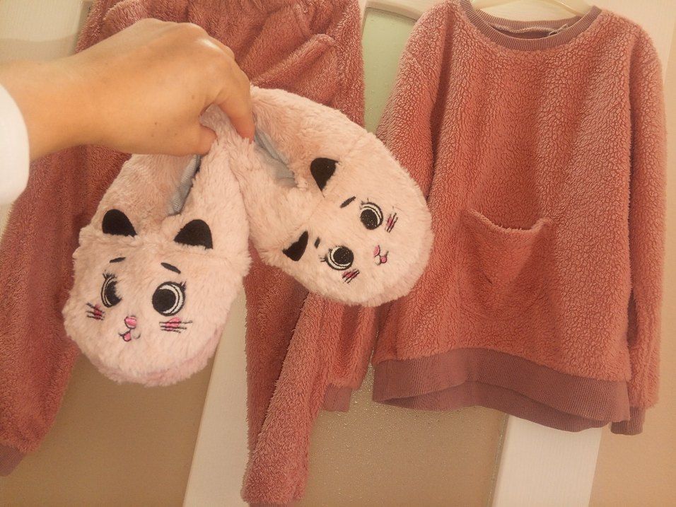 Pembe Triko Kız Çocuk Eşofman Takımı - Görsel 3