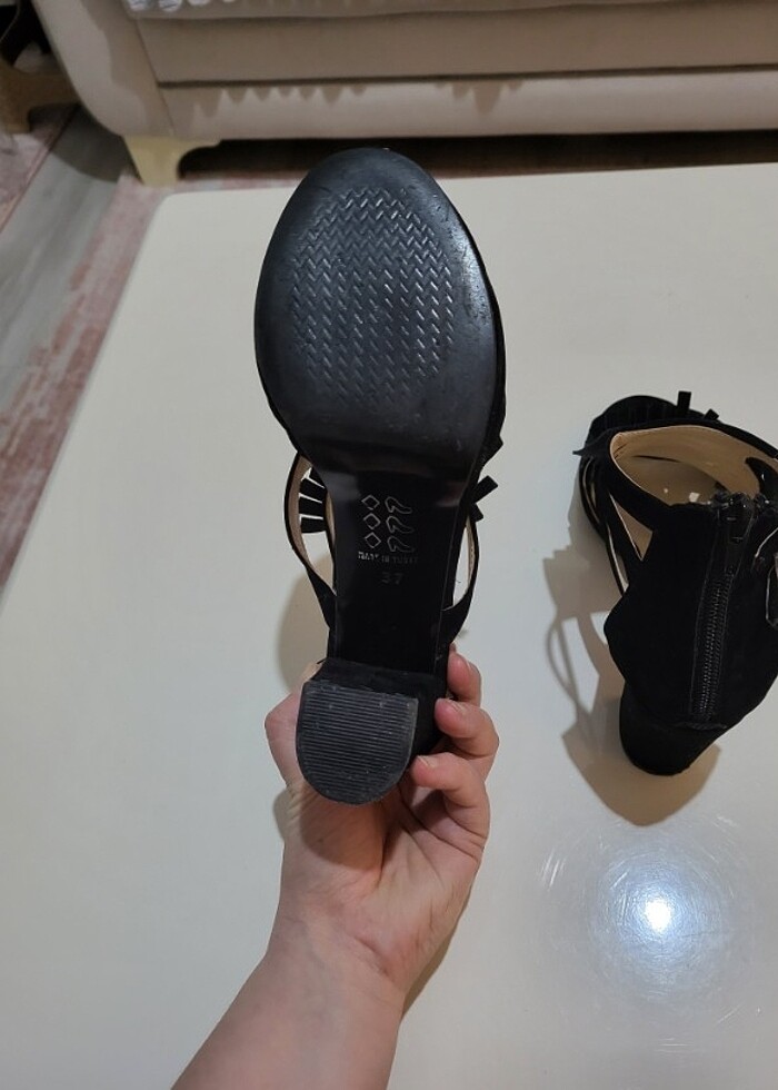 Topuklu Açık Ayakkabı - Görsel 4