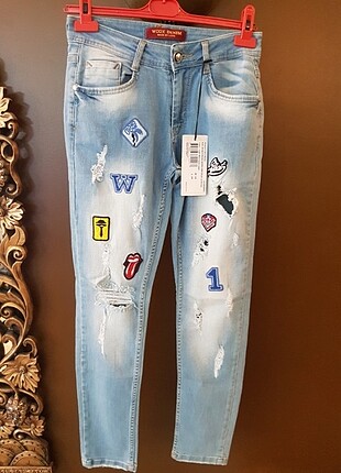 KADIN KOT PANTOLON JEAN