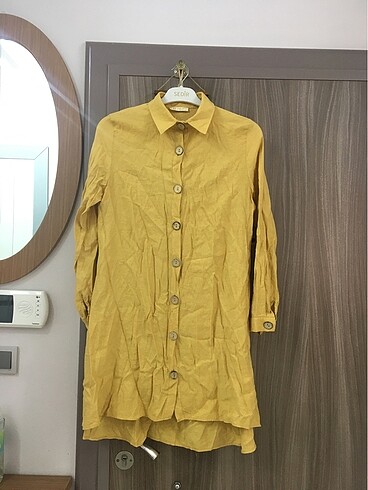 Sarı yazlık gömlek