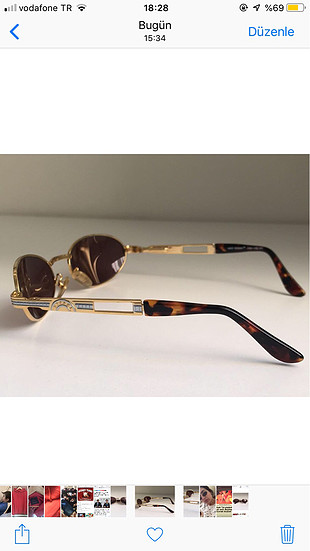 m Beden Vintage güneş gözlüğü 