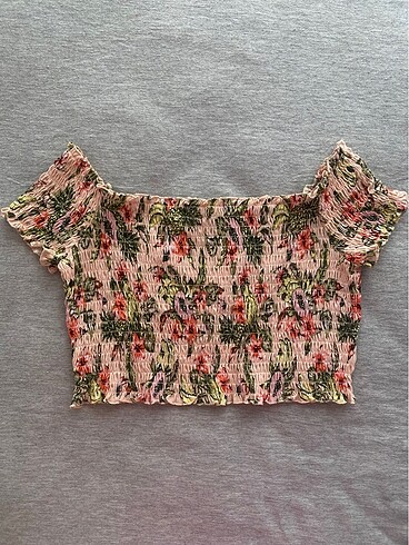 H&M çiçekli crop