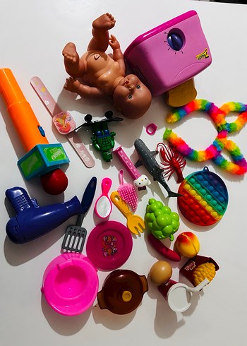 Renkli Karışık Oyuncak Seti - Görsel 2