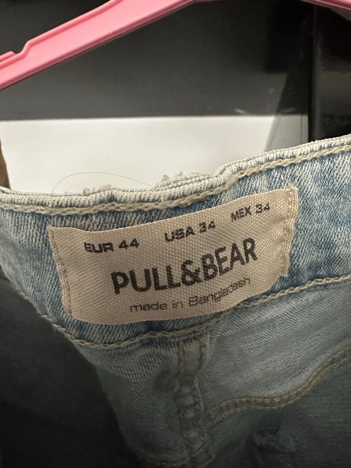 Bol Kesim Midi Boy Mavi Kadın Kot Pantolon - Görsel 4