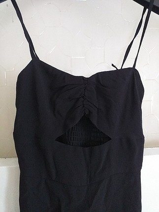 xs Beden siyah Renk bershka mini elbise