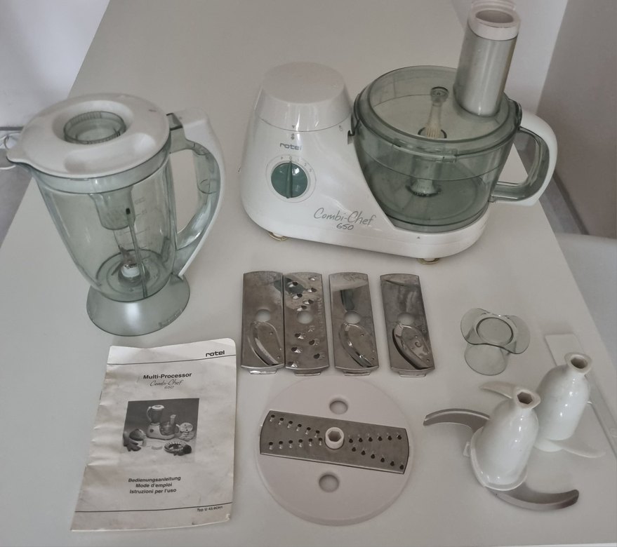 ROTEL Combi-Chef 650 Çok Fonksiyonlu Mutfak Robotu - Görsel 2