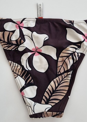 Baskılı Kahverengi Kadın Bikini Altı - Görsel 2