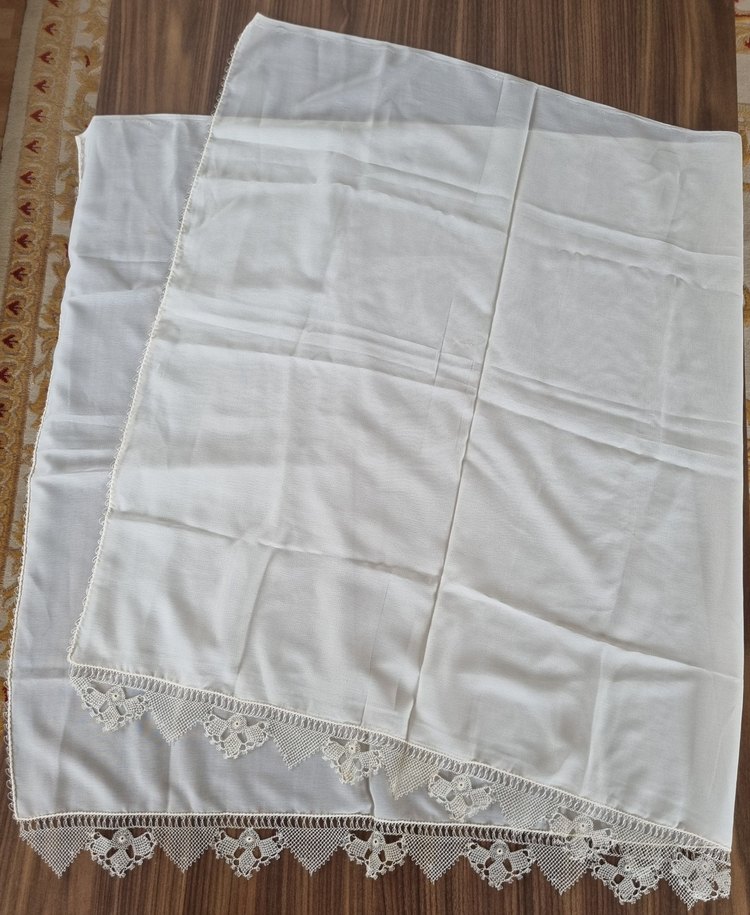 İğne oyalı namaz örtmesi - Görsel 2