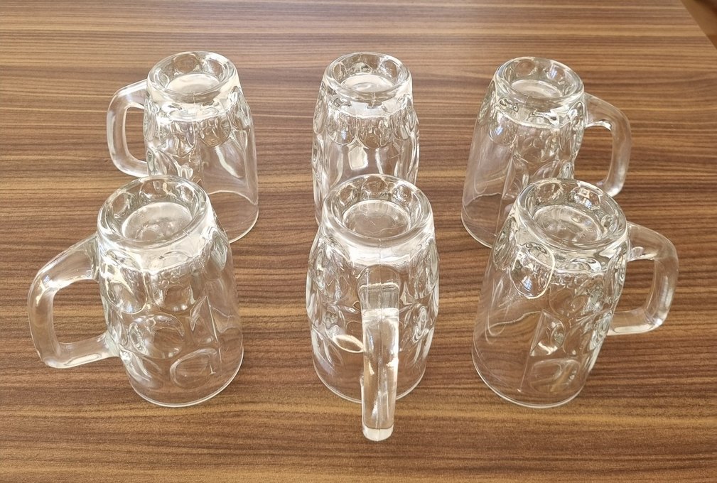 Dekoratif Kulplu Cam Bardak Seti - Görsel 3