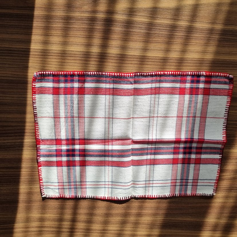 Kareli Masa Örtüsü 4xServis - Görsel 3