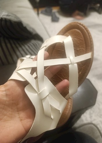 Diğer Beyaz Kadın Dolgu Topuklu Sandalet