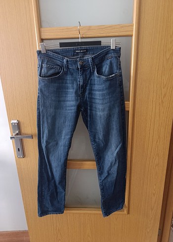 Erkek Lacivert Normal Kesim Kot Pantolon