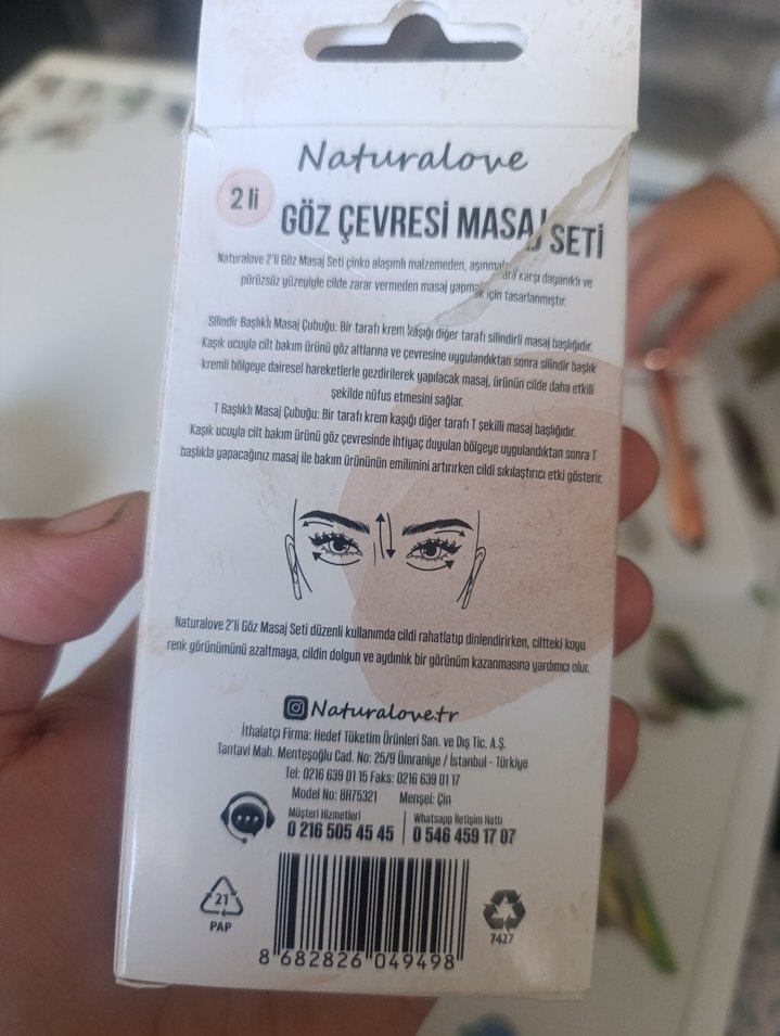 göz ve çevresi masaj aleti - Görsel 4