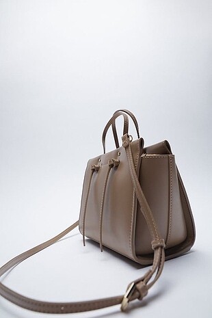 Knotted mini city bag
