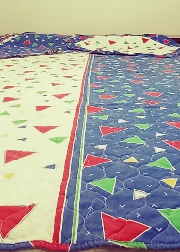 Çift kişilik yatak örtüsü ve yastık kılıfı  - Görsel 4