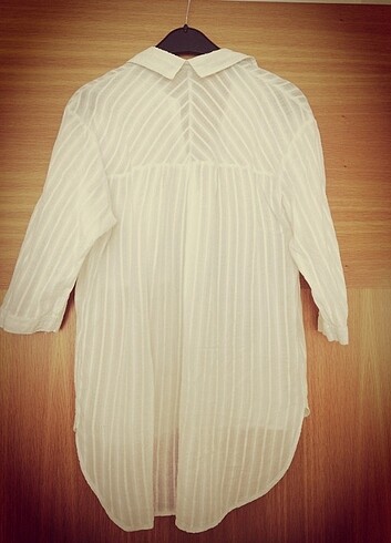 Black&white marka 38 beden kırık beyaz tunik gömlek - Görsel 6