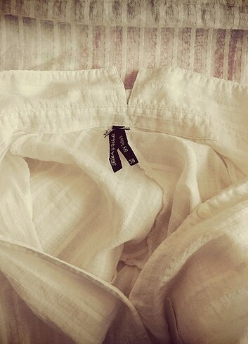 Black&white marka 38 beden kırık beyaz tunik gömlek - Görsel 7