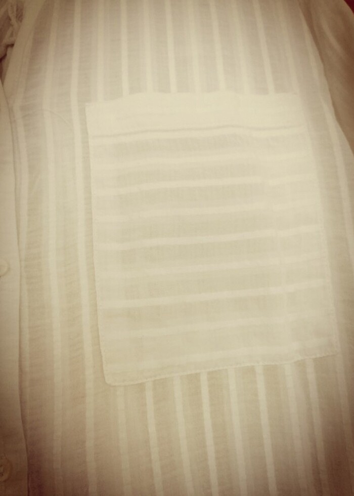 Black&white marka 38 beden kırık beyaz tunik gömlek - Görsel 3