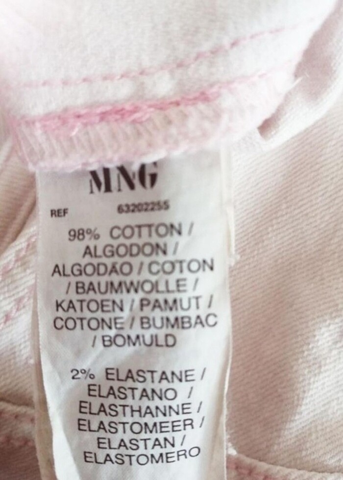 Mango M beden kot yelek  - Görsel 4