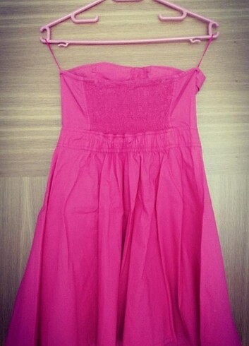 Bershka marka M beden straptez elbise - Görsel 2