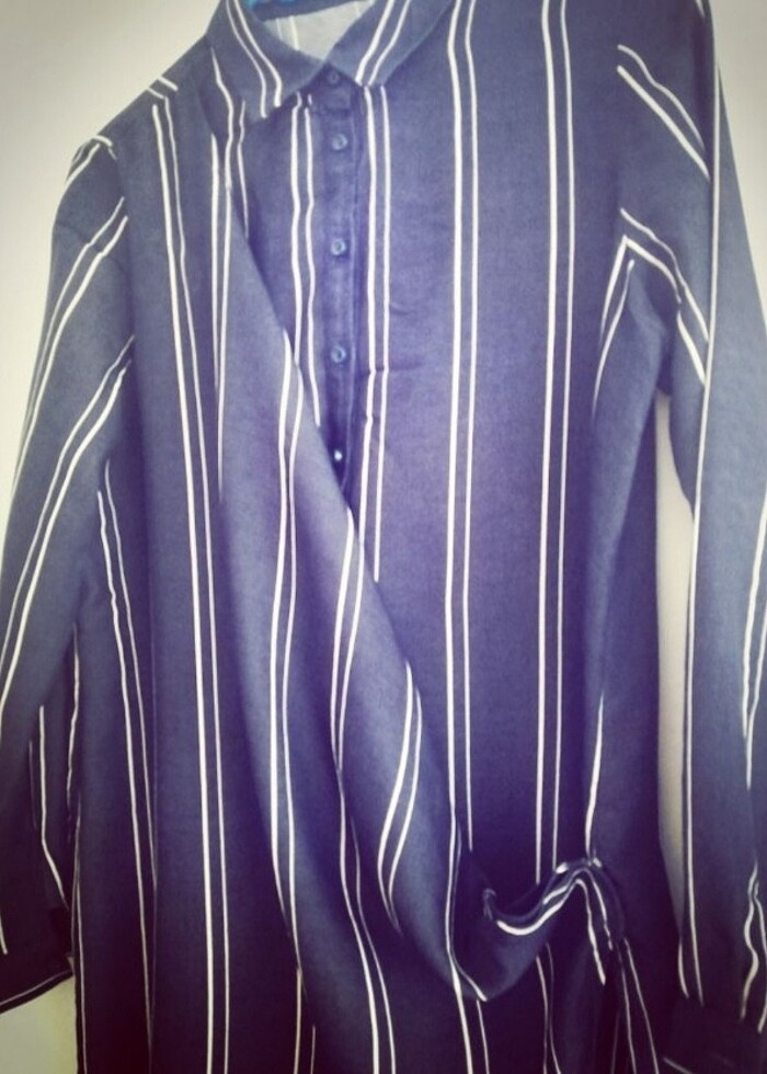 M beden gömlek elbise  - Görsel 4