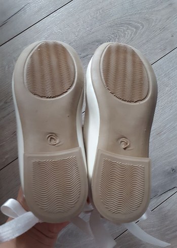 İnci Detaylı Beyaz Kız Çocuk Babet - Görsel 8