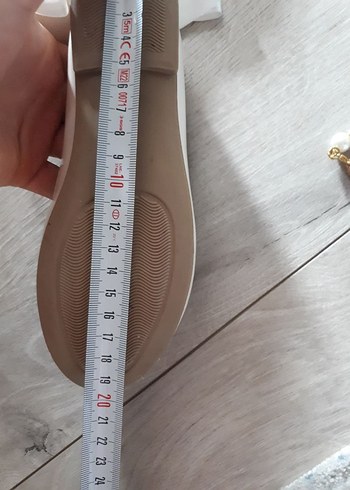 İnci Detaylı Beyaz Kız Çocuk Babet - Görsel 11