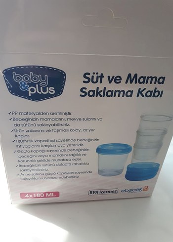 Mavi Bebek süt  Seti 8 li - Görsel 6