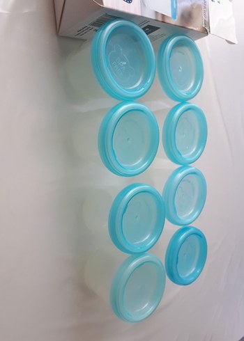 Mavi Bebek süt  Seti 8 li - Görsel 2