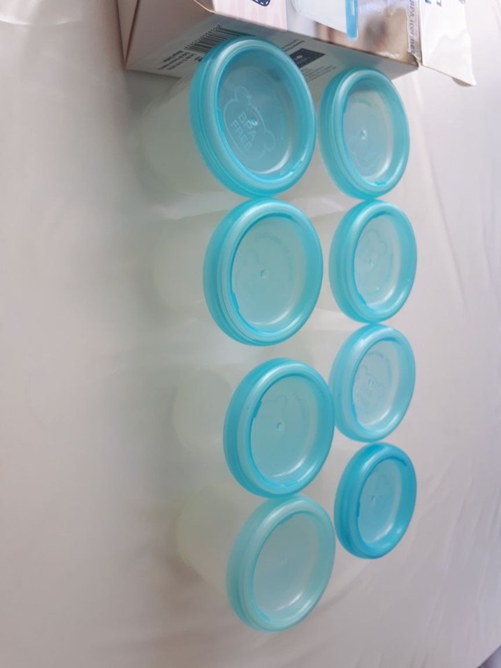 Mavi Bebek süt  Seti 8 li - Görsel 2