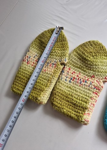 Renkli Örgü Erkek Bebek Patikleri - Görsel 3