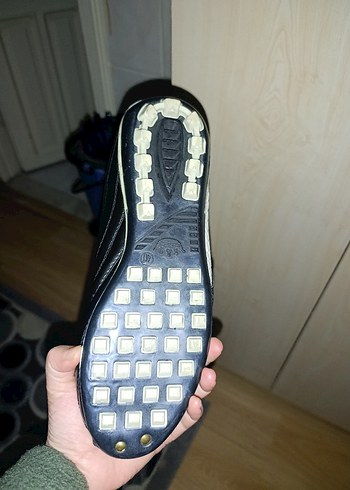 Siyah Modern Tokalı Erkek Futbol Ayakkabısı - Görsel 3