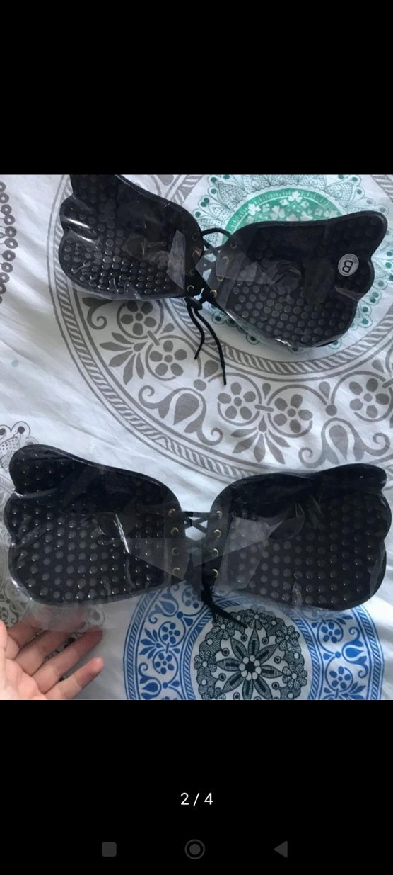 Siyah Gotik Bohem Straplez Sütyen - Görsel 4