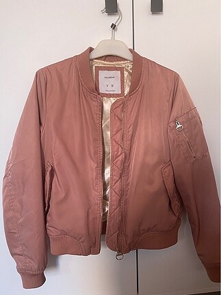 Pull&Bear Pembe Bomber Ceket