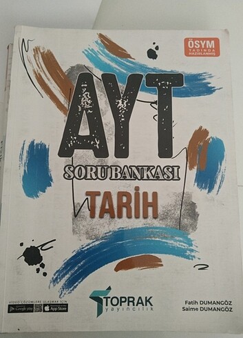 Toprak Yayınları Ayt Tarih Kitabı