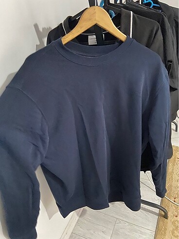 xl Beden MANGO ERKEK BASİC LACİVERT SWEATSHİRT