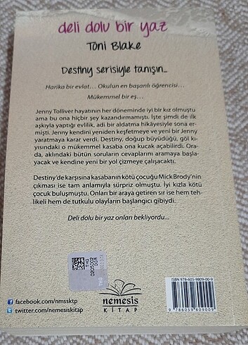  DELİ DOLU BIR YAZ TONI BLAKE