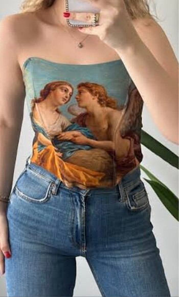 Vintage straplez korse
