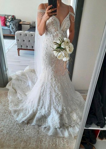 l Beden balık model likralı gelinlik