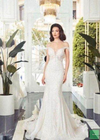 balık model likralı gelinlik - Görsel 7