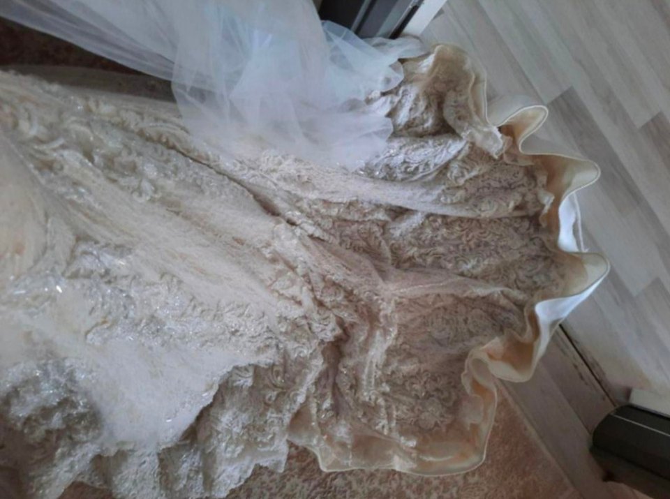 balık model likralı gelinlik - Görsel 5