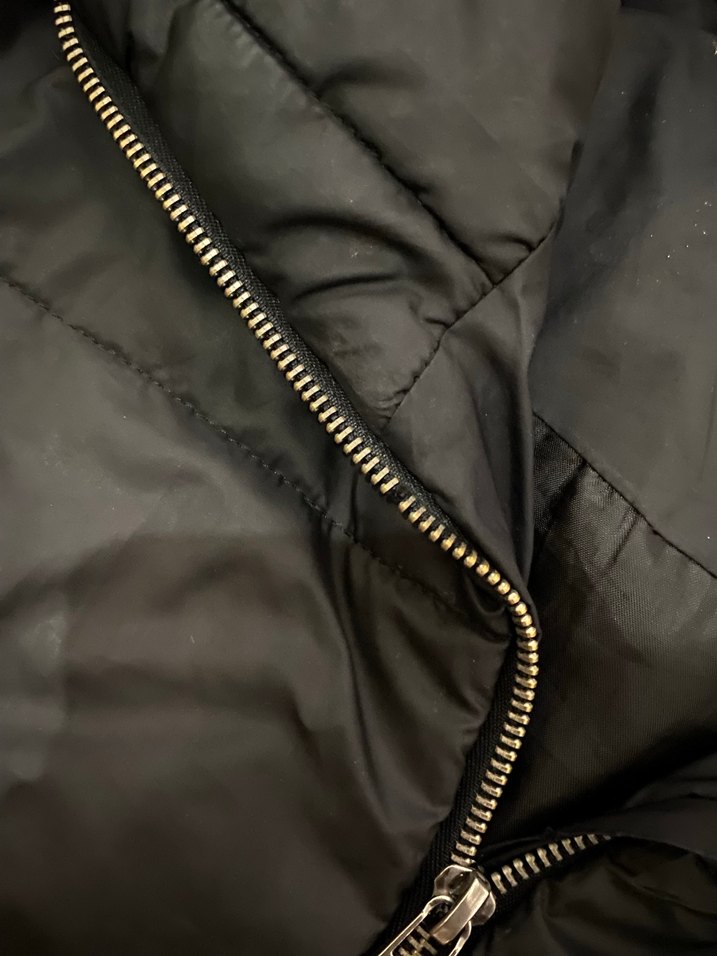 Siyah Fermuarlı Kadın Mont - Görsel 5