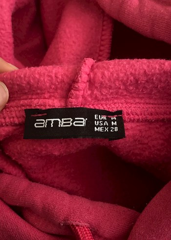 Pembe Kapüşonlu California Sweatshirt - Görsel 2