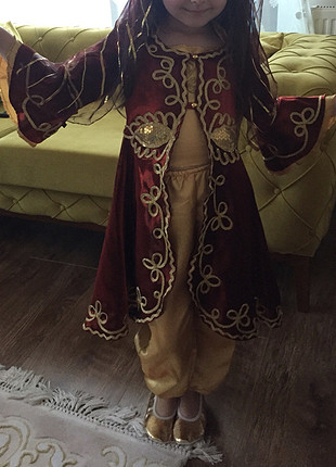 Çocuk bındallı kaftan takımı