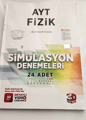 3d ayt fizik deneme 