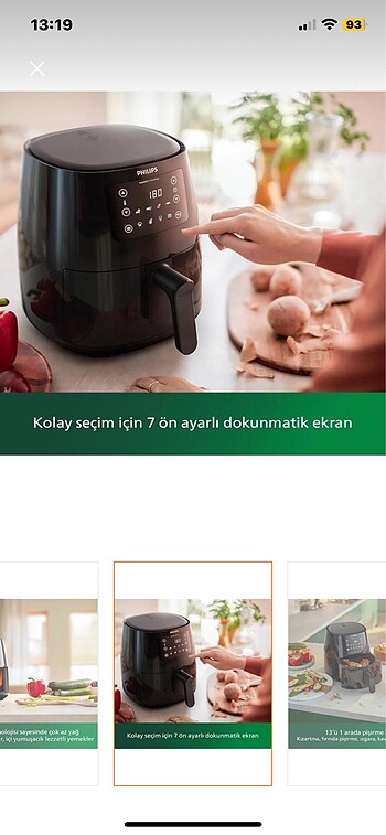  Beden siyah Renk Airfry